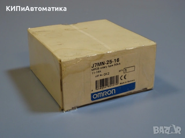 моторна защита Omron J7MN-25-16 Motor protection circuit breaker 11-16A, снимка 9 - Резервни части за машини - 54525527