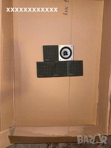 съраунд колонки philips 5 броя 4 ома 