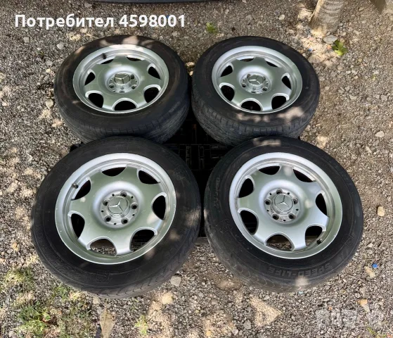 4бр.Алуминиеви джанти 16цола 5x112 за Mercedes Benz E-Class, C-Class, Vaneo