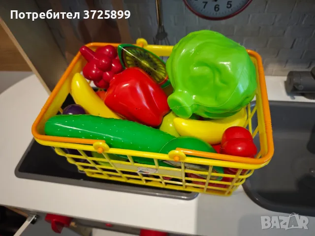 Детска дървена кухня от Лидл, снимка 7 - Играчки за стая - 55340227
