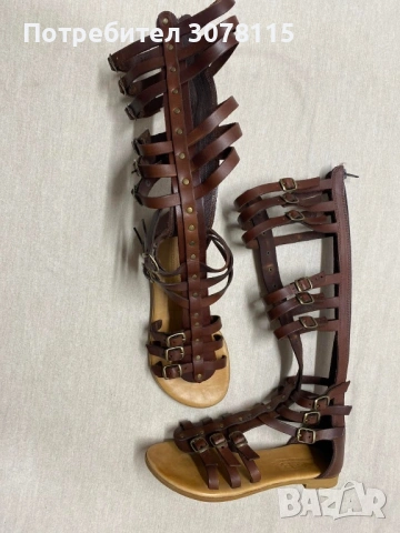 Кожени римски сандали от естествена кожа 