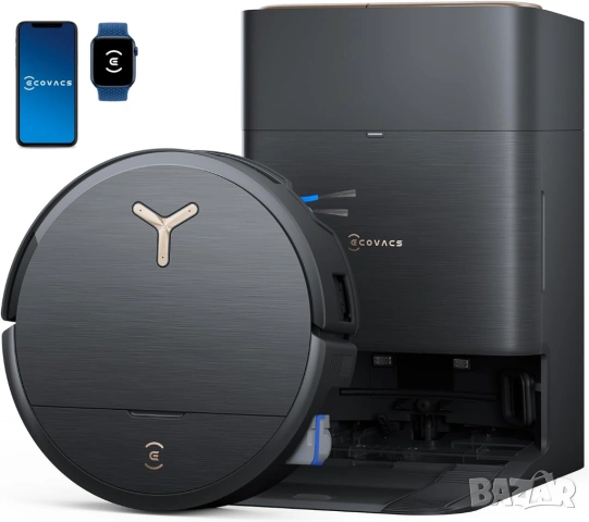 Прахосмукачка Робот + Автоматична Станция ECOVACS Deebot X9 Pro OMNI за Сухо и Мокро, 16600Pa, AI!