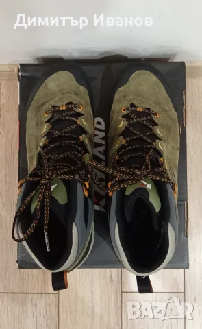 Мъжки туристически обувки Kayland Vision GTX (Olive/ Orange), Размер 46, снимка 6 - Мъжки боти - 55514318