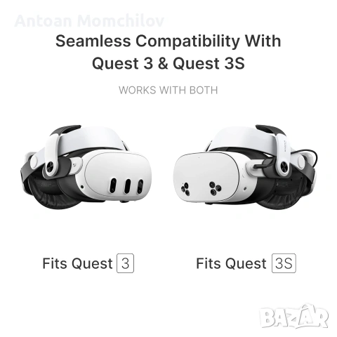 VR каишка BOBOVR M3 Pro за Meta Quest 3/3S с батерия, снимка 8 - Аксесоари - 55178279