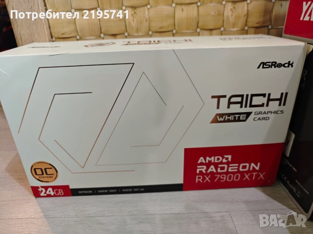 ☝️850 евро☝️  Този продукт е видеокарта ASRock Radeon RX 7900 XTX Taichi White 24GB OC.  Графичен пр