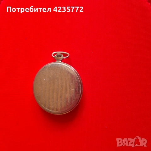 Джобен механичен винтидж часовник Молния 18камъка. , снимка 2 - Мъжки - 54640386