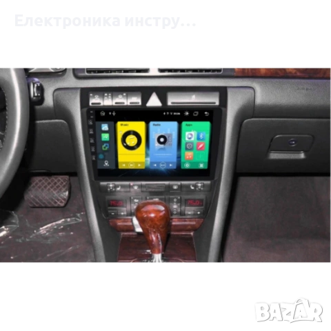 Android мултимедия GPS навигация CarPlay Android Auto + Камера – за Audi A6 (1999–2004), снимка 3 - Аксесоари и консумативи - 54065258