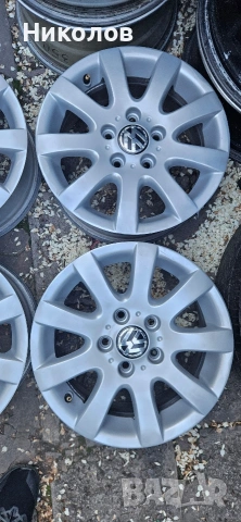 5/112/15 vw golf 5 4бр. Оригинални, снимка 4 - Гуми и джанти - 29971045