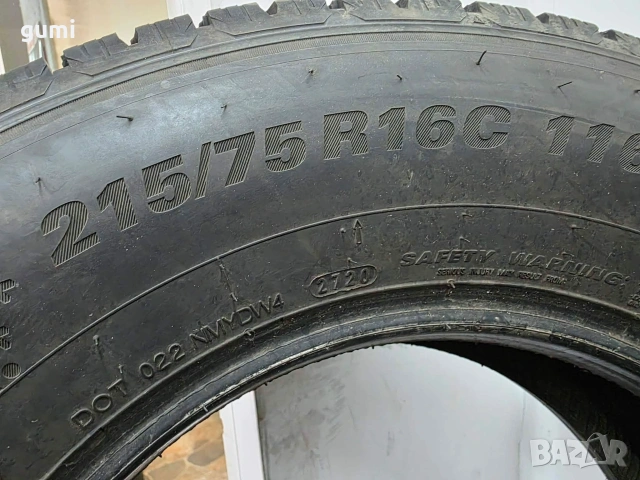 4бр зимни гуми за бус 215/75/16С KUMHO L06032 , снимка 6 - Гуми и джанти - 54993914