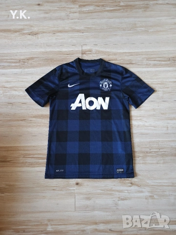 Оригинална мъжка тениска Nike Dri-Fit x F.C. Manchester United / Season 13-14 (Away)