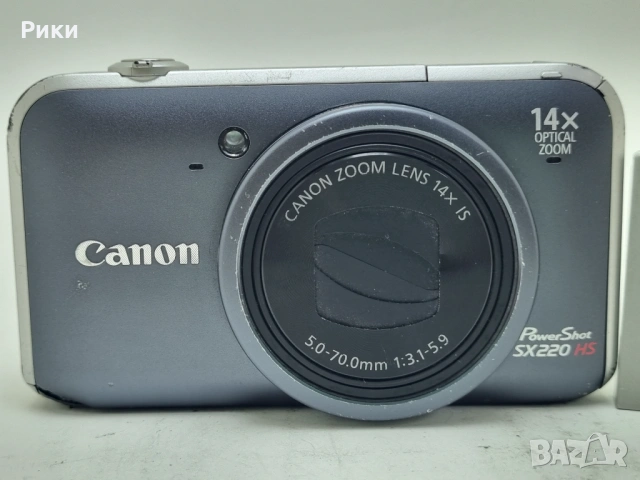 Canon PowerShot sx220 HS, снимка 3 - Фотоапарати - 54693825