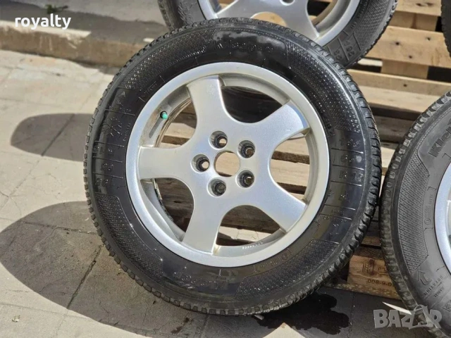 5х100 15 Джанти VW Golf 4 Skoda Fabia Seat Ет 35 J 6.5 ЦО 57.1 СЪС ВТУЛКА 195 65 15 подарък гуми  Бе