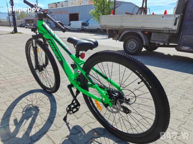BG Алуминиев велосипед 26" NINJA зелен, снимка 9 - Велосипеди - 54334972