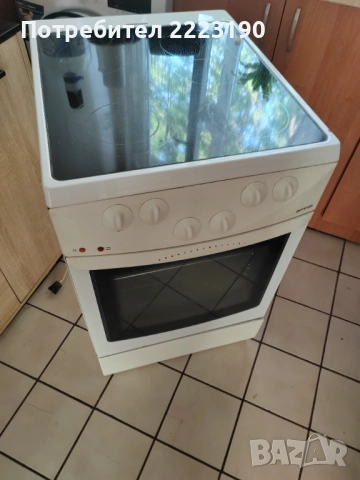 Готварска печка Gorenje (50 см) – Керамичен плот , снимка 3 - Печки, фурни - 54782149