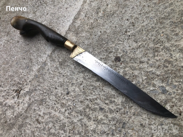 автентичен възрожденски нож /каракулак/, снимка 10 - Ножове - 50663772