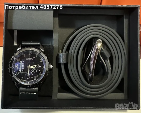 Стилен мъжки комплект часовник и колан, снимка 7 - Подаръци за мъже - 55510432