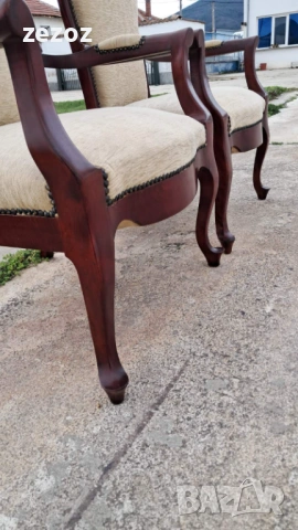 Кресла с висок гръб-2бр, снимка 8 - Дивани и мека мебел - 54190226