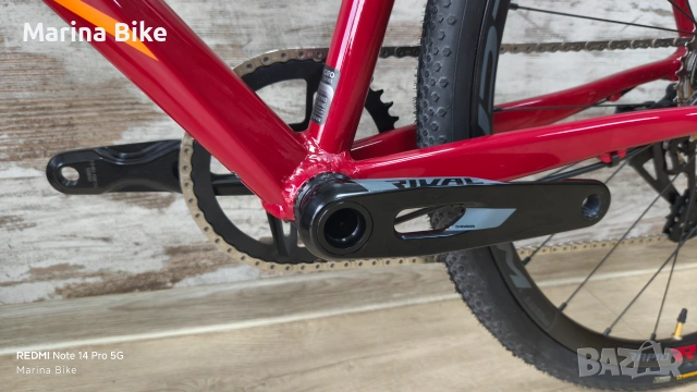 НОВ шосеен/Gravel велосипед Ridley Fenix SLA SRAM Rival/Apex XPLR Disc Fulcrum Rapid Red 500 27.5 |M, снимка 14 - Велосипеди - 55119661