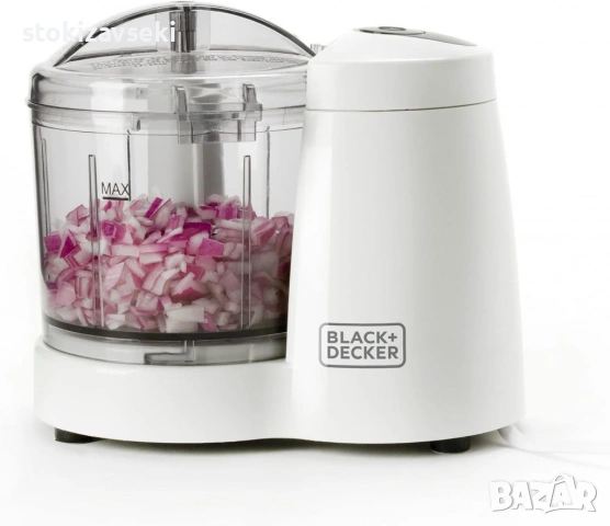 Чопър Black+Decker BXCH120E 120 W, 350 ml, снимка 4 - Чопъри и пасатори - 54093594