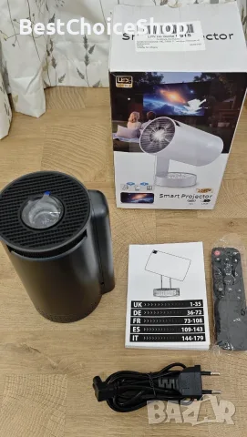 Smart Projector S108 – Компактен и функционален мини проектор, снимка 4 - Плейъри, домашно кино, прожектори - 55327166