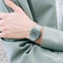 Нов часовник Casio A168WA-3AYES - гаранция, снимка 2