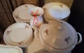 Български порцеланов сервиз за хранене от 25 предмети от 50-те години., снимка 5