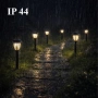 Комплект соларни градински лампи 10 броя – LED външни фенери IP44, снимка 2