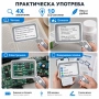 Акумулаторна правоъгълна увеличителна лупа с LED осветление ръчна за четене на книги USB зареждане, снимка 3