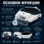 Мощна професионална увеличителна лупа за глава часовникарска с лед осветление лампа бродиране шиене, снимка 2