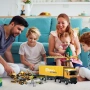 4741 Разгъващ се Камион-Кран с 4 Строителни Машини и Зона за Игра, снимка 3