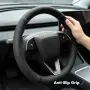 Нов Тънък шиещ се калъф за волан Tesla Model 3 Highland Y Juniper 1.4 мм, снимка 6