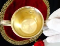 Посребрена бронзова чаша,релефно пате. , снимка 7
