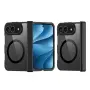 DUX DUCIS Aimo за iPhone Fold Магнитен PC TPU Калъф със Защита на Пантата и Скрийн Протектор – Черен, снимка 2