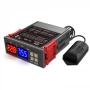 Дигитален термостат и хигростат STC-3028 220V – 2 релета 10A, комбиниран сензор за инкубатор 10108, снимка 1