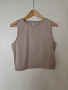 Нов дамски бежов топ M L размер, снимка 1