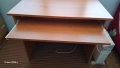 Бюро 90х60 см с плъзгащ плот за клавиатура, снимка 3