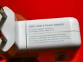 Apple 61W A1778 Оригинално Зарядно Адаптер и USB-C към MagSafe 3 Кабел за MacBook, снимка 2