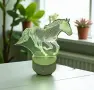 3D декоративна LED лампа Бягащ кон, 18 см, нощна лампа, Захранване с USB или батерии, снимка 8