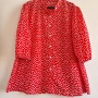 СТРАХОТНА РИЗА В ЧЕРВЕН ЦВЯТ 2XL-3XL, снимка 2
