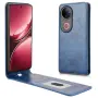 Калъф за vivo V50 5G – Вертикален флип, PU кожа, Джоб за карта, Магнит, 5 цвята, снимка 2