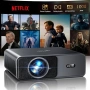 Проектор TOPTRO A1 Smart 4K WiFi 6 Netflix, снимка 11