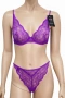 Дамски комплект бельо Hunkemöller в лилаво – сутиен 80C и долни гащи XL, снимка 1