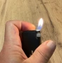 Автентична винтидж колекционерска газова запалка Flaminaire Quercia, матово черно, снимка 5