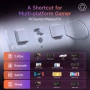 Безжичен PC контролер EasySMX X20 Elite с 2 в 1 превключващ Hall тригер - подвижен Hall джойстик, снимка 9