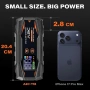 НОВ Мощен Автомобилен Стартер (Jump Starter) + Power Bank – 16800mAh, снимка 7