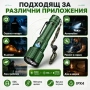 Мощен прожектор YEMAO 5080 лумена – Тактически акумулаторен фенер с Power Bank, снимка 6