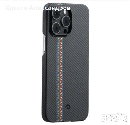 Кейс Pitaka Fusion Weaving MagEZ Case 3 за iPhone 14 Pro Max (6.7"), 600D Арамид #30