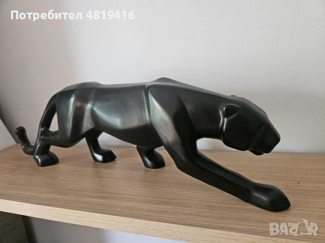 Статуетка леопард, снимка 2 - Статуетки - 54482491