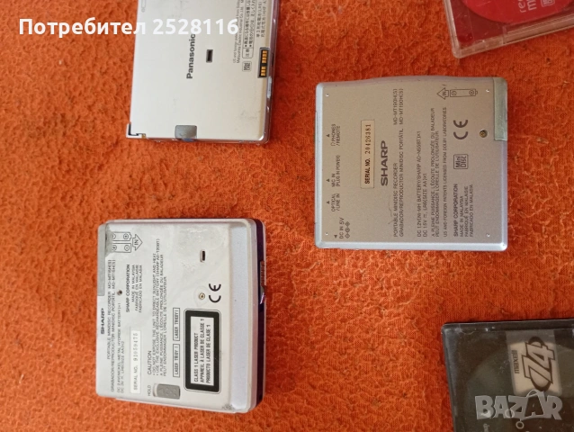 2xSharp mini disc & Panasonic minidisc, снимка 5 - Други - 54379761
