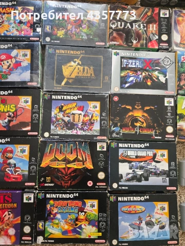 Nintendo 64 колекция, снимка 3 - Други игри - 54822416